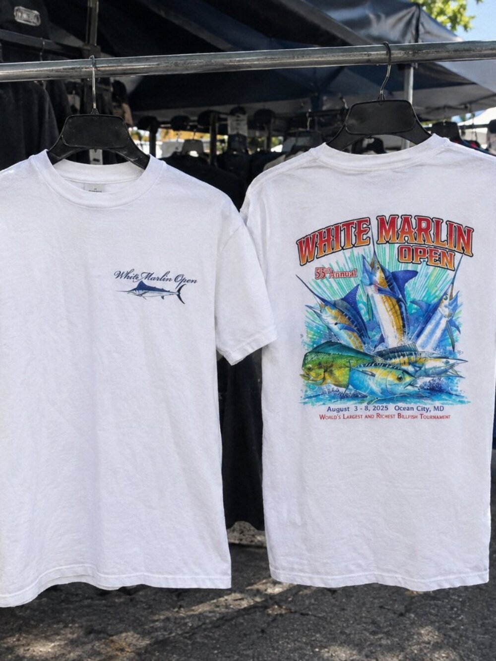 White Marlin Open 55th Annual Ocean City MD Fishing White T-Shirt